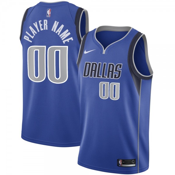 Dallas Mavericks Trikot Benutzerdefinierte 2020-2021 Nike Icon Edition Swingman - Herren